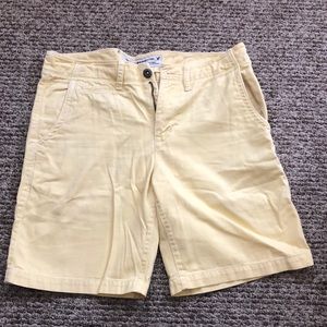 Men’s yellow shorts